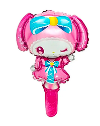 Міні-фігура 200 КИТАЙ-КТ Куромі | Kuromi - кролик в рожевій сукні