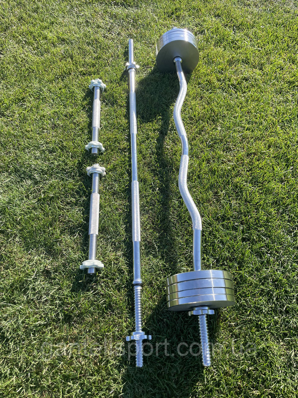 Гантелі+штанга (4грифа) 50кг набір (ID#2341737636), ціна: 4300 ...