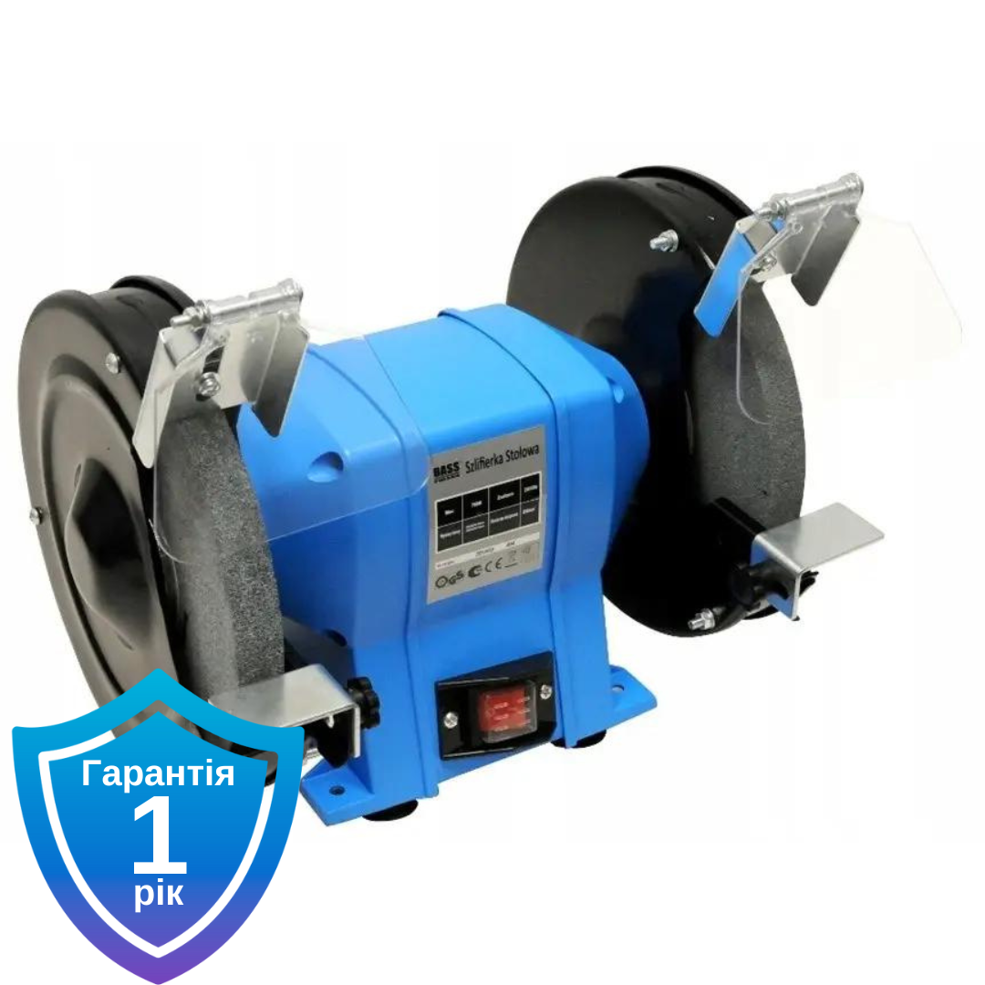Точильний верстат настільний 700 Вт Bass Polska 4802, фото 1