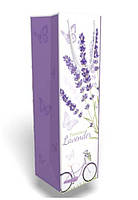 Пакет подарунковий під пляшку "Лаванда" 11х37 см