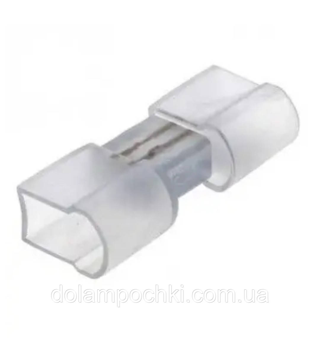 Конектор двосторонній для LED стрічки 5mm 220V 2pin, фото 1