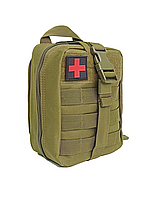 Аптечка швидкоскидна загальновійськова з ДВОМА турнікетами ДНІПРО та Гемостатиком