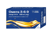 Омега 3-6-9 капсулы 1000 мг №30, Фидем Фарм, Фармаком ВТФ