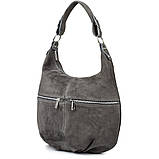 Італійська жіноча натуральна замшева сумка -шоппер Beltimore, фото 2