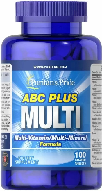 Вітаміни та мінерали Puritan's Pride ABC Plus Multi табл 100