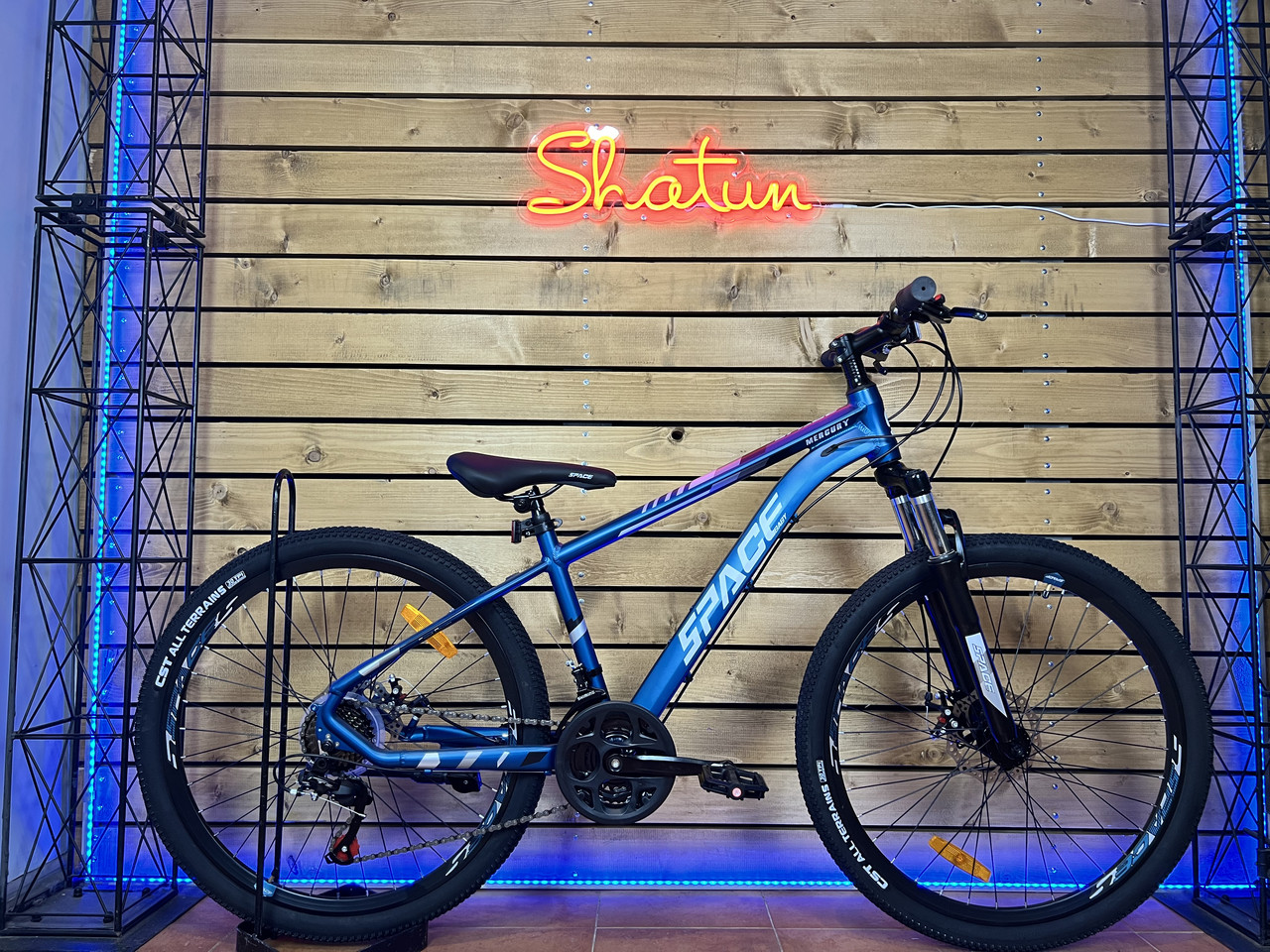 Велосипед 26" AL Space Mercury DD FR 15 рама на зріст 145-160 см синій