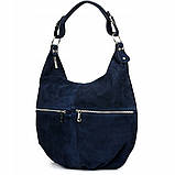 Італійська жіноча натуральна замшева сумка -шоппер Beltimore, фото 2