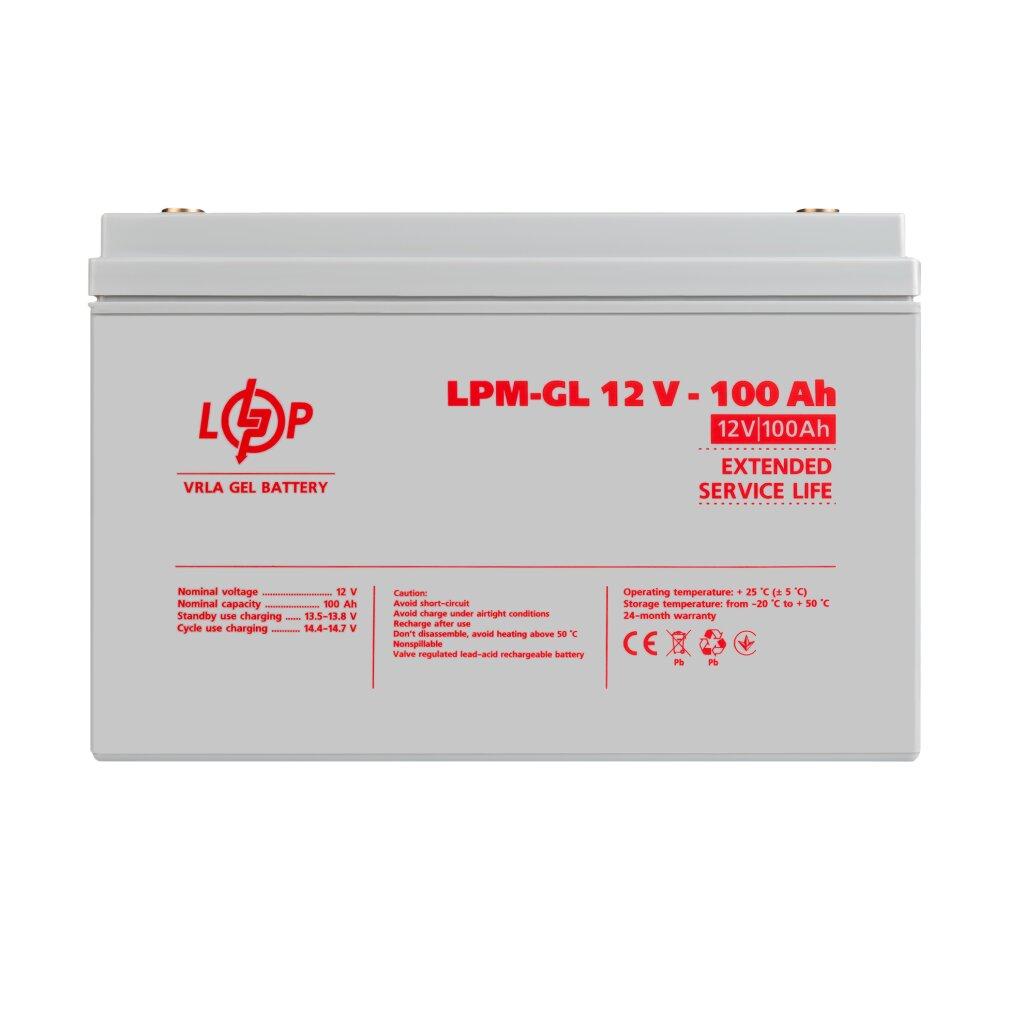 У/Ц Акумулятор гелевий LPM-GL 12V - 100 Ah