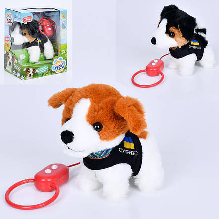 Інтерактивна іграшка собачка Суперпес M 5834 I UA (озвучення українською мовою, дистанційне керування), фото 2