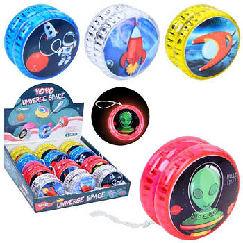 Іграшка Йо-йо "Космос" 5,5 см, світло MR1237-1 G-Rich