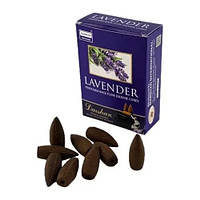 Конуси рідкий дим Darshan Лаванда Backflow Dhoop Cone