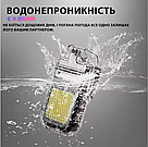 Eлектропульсна запальничка Solve з USB із ліхтариком водонепроникна в подарунковій упаковці KT6007903, фото 6