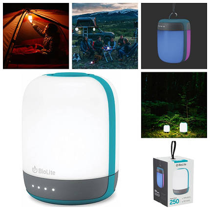Кемпінговий ліхтар-зарядка Biolite Alpenglow 250 (Teal), фото 1