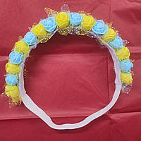 Пов'язка для дитини українська Повязка детская на рочок патріотична 240 грн