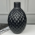 Ваза керамічна чорна 27 см D-5521