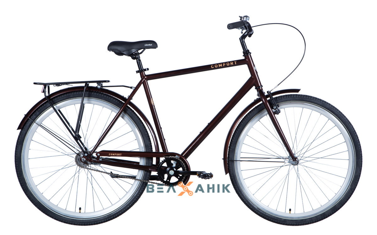 Велосипед 28" Dorozhnik COMFORT MALE (рама 22") коричневий
