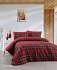 Постільна білизна фланелева байкова Cotton Collection євро розмір Redder, фото 3