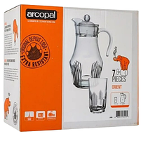 Набір для напоїв Arcopal Orient 7 предметів (глечик + 6 склянок) L4986 Luminarc, фото 2