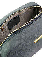 Жіноча шкіряна сумка 8716 Dark Blue.Купити жіночі сумки із натуральної шкіри trandbags.com.ua, фото 4