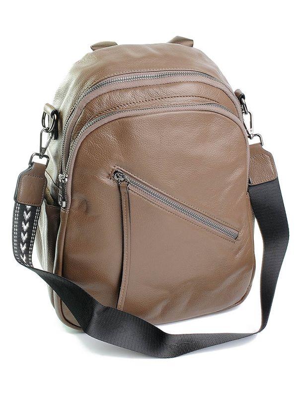 Жіночий шкіряний рюкзак 99129 Brown,Купити Жіноча шкіряна сумка-рюкзак із натуральної шкіри trandbags.com.ua