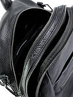 Жіночий шкіряний рюкзак 900105 Black,Купити Жіноча шкіряна сумка-рюкзак із натуральної шкіри trandbags.com.ua, фото 4