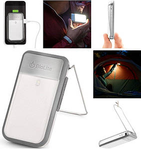 Портативний ліхтар-повербанк BioLite TraveLight 135 (Grey)