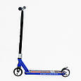 Трюковий самокат із пегами Best Scooter 50352, колеса PU d-110 мм, висота 84 см, алюмінієвий диск і дека, фото 4