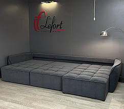 Кутовий диван трансформер Браян 345х175 см, фото 4