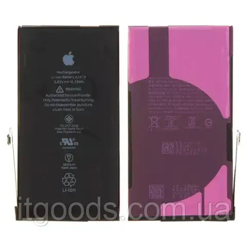 Оригінальний акумулятор A2479 для iPhone 12 | 12 Pro A2172 A2402 A2403 A2404 A2341 A2406 A2407 A2408 2815mAh