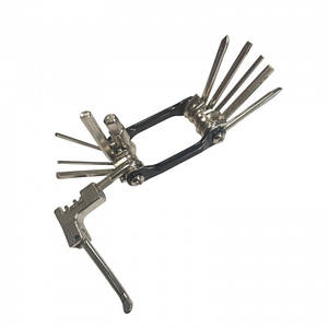 Мультитул для велосипеда, велоінструмент 11 в 1 (витискач для ланцюга, шестигранники та ін.)