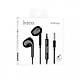 Навушники дротові вкладки HOCO M101 Max з мікрофоном Чорні, фото 4