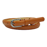 Ремінь жіночий вузький рижий 15 мм замінник-купити гуртом в Одесі