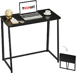 Стіл письмовий складний 80х45 см Homart FD-04 чорний (9774)