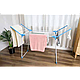 Сушарка для білизни підлогова розкладна Clothes dryer 154x59x108 см Синя, фото 3