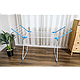 Сушарка для білизни підлогова розкладна Clothes dryer 154x59x108 см Синя, фото 4