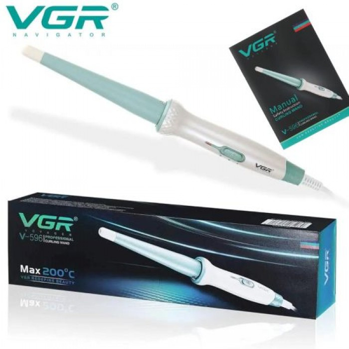 Плойка конусна VGR V-596, 2 режими роботи, керамічне покриття, швидке нагрівання, фото 1