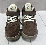 Дитячі високі утепленікросівки хайтопи Bessky коричневий 28-31, фото 4