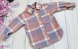 Стильна сорочка у клітку на дівчинку Поля, фото 3