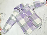 Стильна сорочка у клітку на дівчинку Поля, фото 4