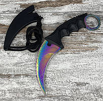 Ніж керамбіт 19см К-139 Karambit Карамбіт звір hyper beahl Ніж з гри CS:GO Ніж кіготь