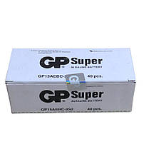 Лучні батарейки Super Alkaline GP AA LR6 1.5 V 40 штук/упаковка, фото 6