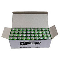Лучні батарейки Super Alkaline GP AA LR6 1.5 V 40 штук/упаковка, фото 3