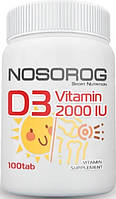 Вітамін Д3 NOSORIG Vitamin D3 2000 IU 100 таб