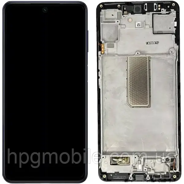 Дисплей для Samsung M546/M54 5G 2023 OLED модуль (екран та сенсор) з рамкою, Чорний, фото 1