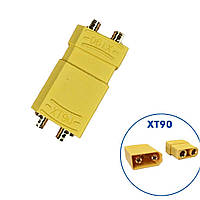 Роз'єм живлення силовий XT90 90А 2pin пара тато-мама для RC