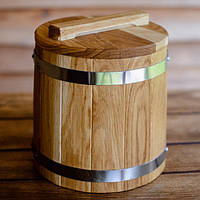 Діжка дубова для солінь 5 літрів