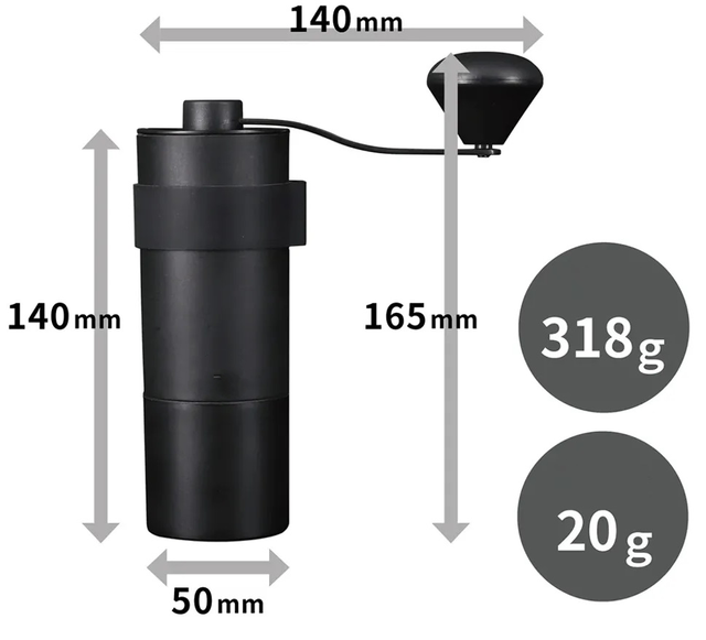 Кофемолка ручная Hario Mini Mill PRO Кофемолка ручная Hario Mini Mill PRO