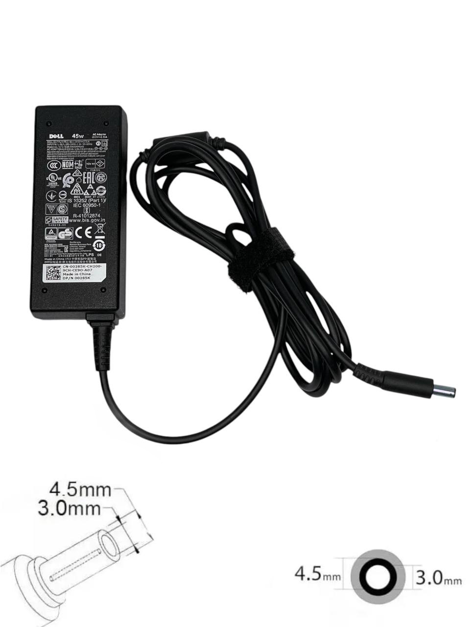 Блок живлення DELL 45W | 19.5V 2.31A | роз'єм 4.5x3.0мм, Pin. | LA45NM140 Б/В