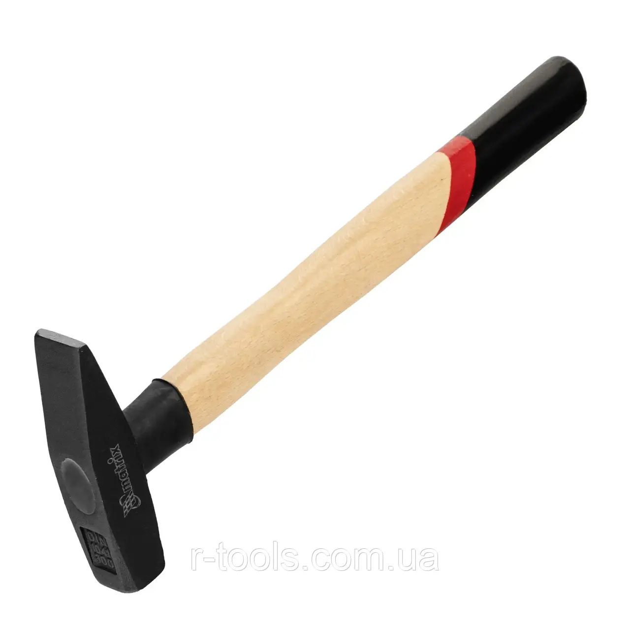 Молоток слюсарний 300 г квадратний бойок дерев'яна ручка MTX 102289