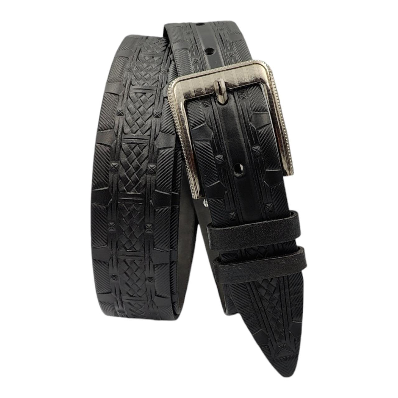 Брючний ремінь чоловічий шкіряний лінійка Арт.:RMBKL0019-35